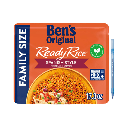 Spanish Style Rice with Tomatoes & Peppers Family Size Pouch 17.3 oz