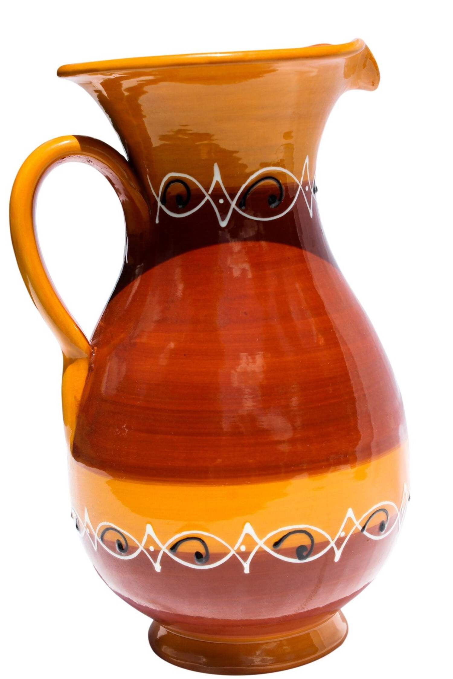 Pitcher In Spanish Spanish Sunset 2 Quart Pitcher - Hand Painted From Spain - Walmart.com