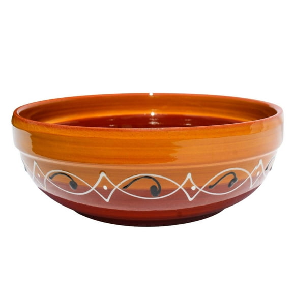 Spanish Sunset Deep Serving Dish - Hand Painted From Spain