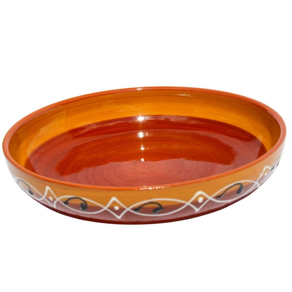 Spanish Sunset Serving Dish - Hand Painted From Spain