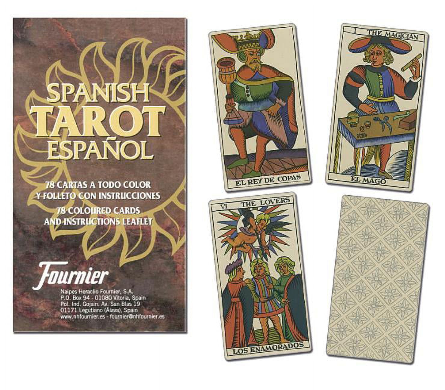 Spanish Tarot Deck, (Hardcover) - Walmart.com