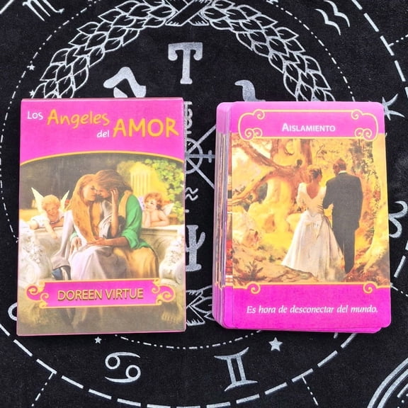 Spanish Tarot & Oracle Game Cards Deck Divination Fortune Telling Cards for Spiritual Guidance Meditation & Party Activities