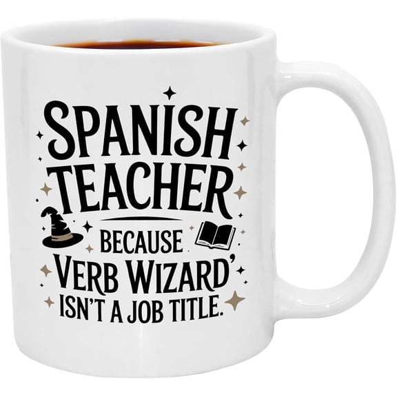 Spanish Teacher Gifts. 11oz Professor Mug. Funny Maestra Gift for Educators, Professors, and Language Lovers. Unique Teacher Appreciation for Spanish Class