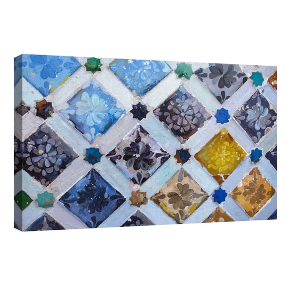 Spanish Tiles by Studio Arts Canvas Art