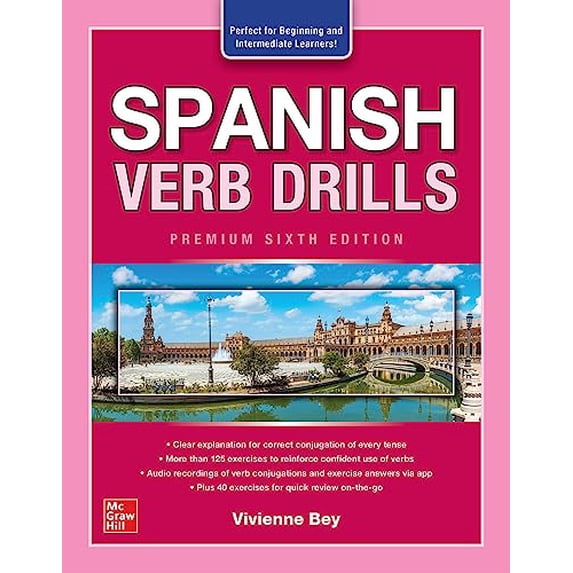Pre-Owned Spanish Verb Drills, Premium Sixth Edition (Paperback) 1264264186 9781264264186