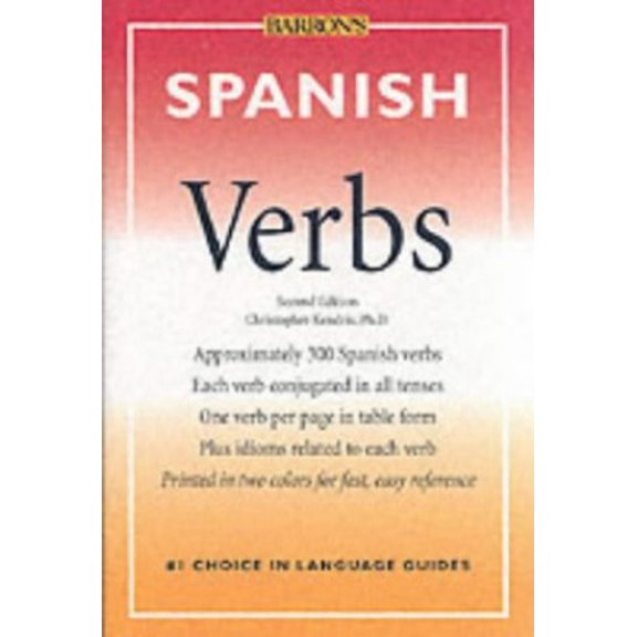 Pre-Owned Spanish Verbs (Barron's Verb Series) (English and Spanish Edition) (Paperback) 0764113577 9780764113574