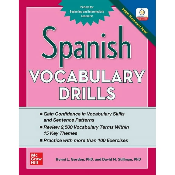Spanish Vocabulary Drills, (Paperback)