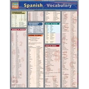 Spanish Vocabulary a QuickStudy Laminated Reference Guide Other