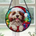 thumbnail image 1 of Spanish Water Ornament Christmas 2025 Pet Dog Spanish Water Dog Stained Glass SunCatcher for Window Christmas, Dog Suncatcher, Pet Lovers Gifts, Holiday Decor and Xmas Gifts Ideas, 1 of 4