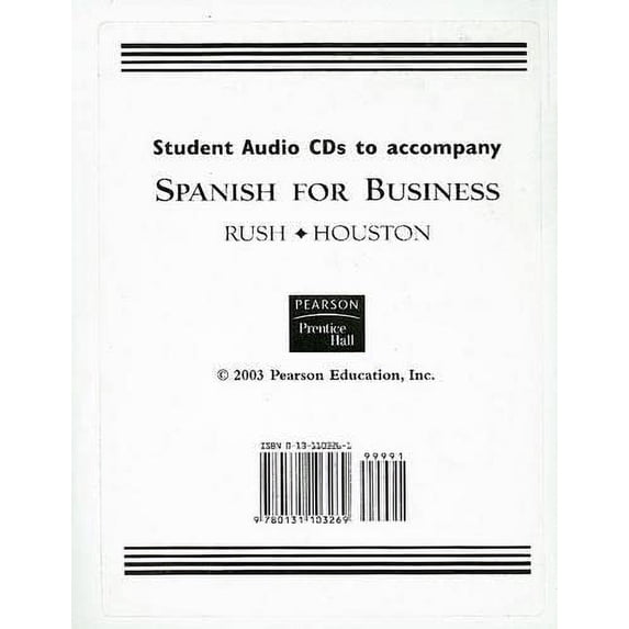 Pre-Owned Spanish for Business -- Audio CD Paperback