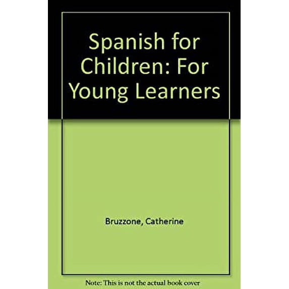 Pre-Owned Spanish for Children: For Young Learners (English and Spanish Edition) (Paperback) 0844291668 9780844291666