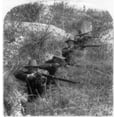thumbnail image 1 of Spanish-American War 1898. Namerican Soldiers Shooting Rifles In A Trench In The Battle Of San Juan Hill Cuba During, 1 of 4