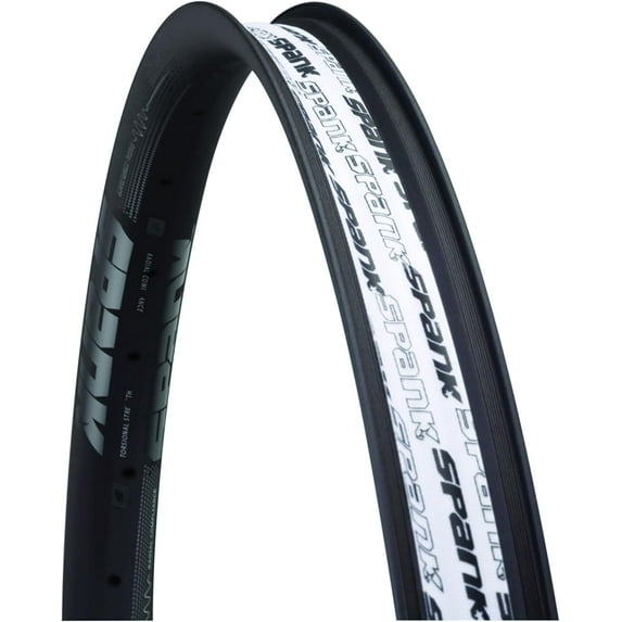 Spank 350 Rim (27.5”, Black), Clincher Rim, Optimized for ASTM-4, All Mountain, Trail and Enduro, Lateral Stiffness and predictable handling, For Medium to Light Riders