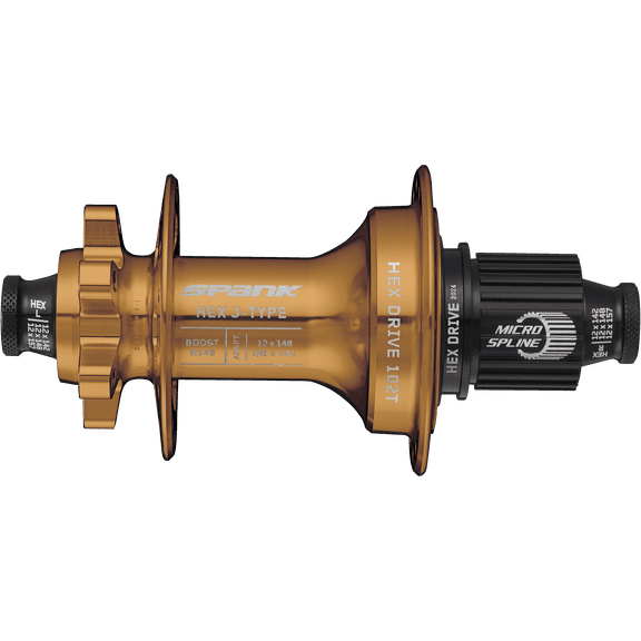 Spank SPANK HEX Boost R141/148 Hubs Boost 148mm HG / 32H Bronze
