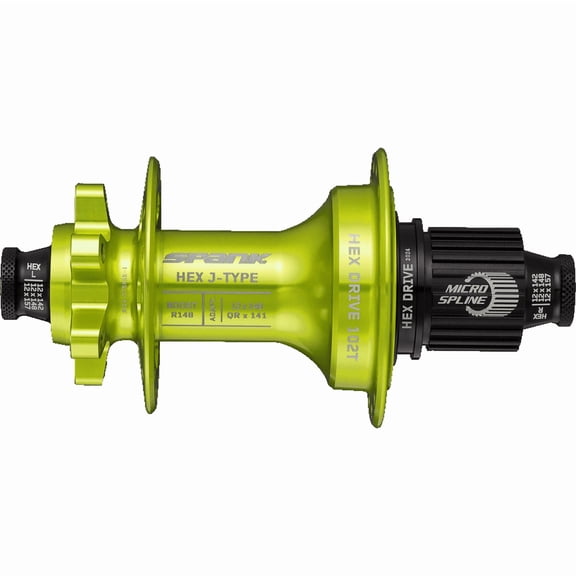 Spank SPANK HEX Boost R141/148 Hubs Boost 148mm HG / 32H Green