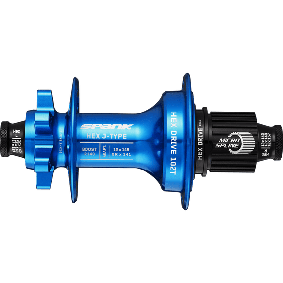 Spank SPANK HEX Boost R141/148 Hubs Boost 148mm MS / 32H Blue