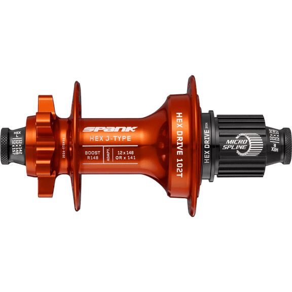 Spank SPANK HEX Boost R141/148 Hubs Boost 148mm XD / 32H Orange