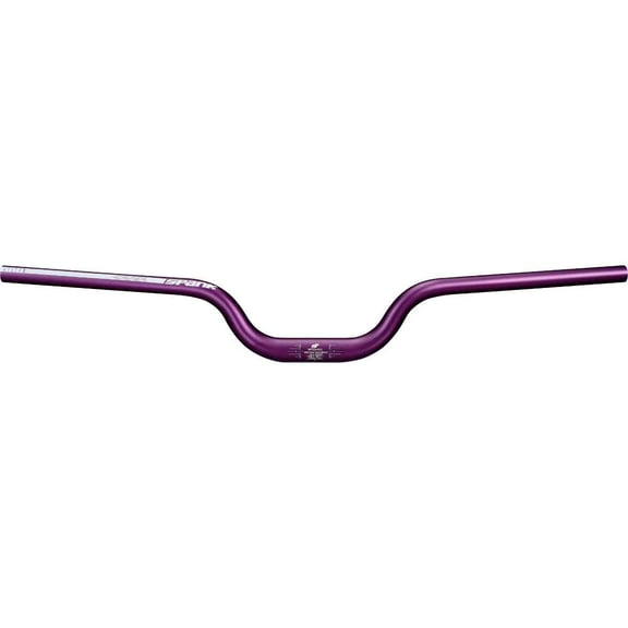 Spank SPOON 800 SkyScraper Handlebar 31.8mm Clamp 75mm Rise Purple Aluminum MTB