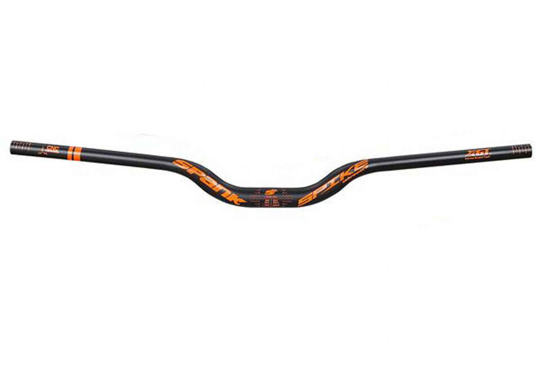 Spank Spike 800 Viibrocore Bar Flat/Riser Handlebar Orange