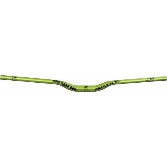 Spank Spike Race Bars 800mm Wide 30mm Rise 31.8mm Clamp Matte Green Aluminum