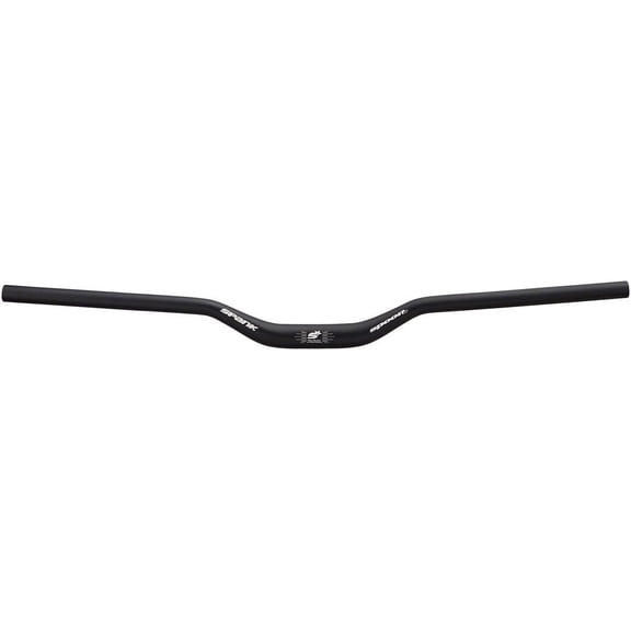Spank Spoon Handlebar 785mm Wide 31.8mm Clamp 40mm Rise Black Aluminum Alloy