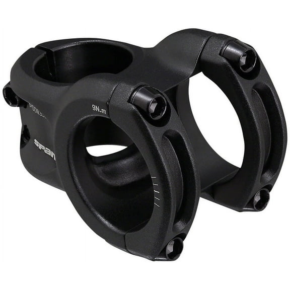 Spank Spoon Stem- Black Length: 43 Bar Clamp Diameter (mm): 31.8