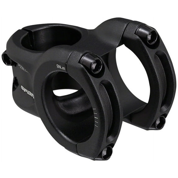 Spank Spoon Stem- Black Length: 43 Bar Clamp Diameter (mm): 31.8