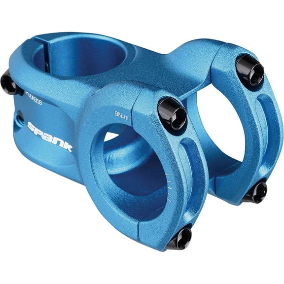 Spank Spoon 318 Stem - 43mm, 31.8 Clamp, +/-0, Blue