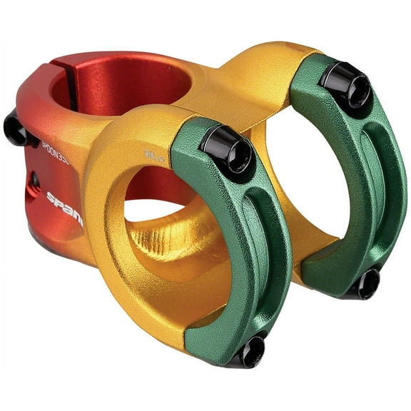 Spank Spoon 350 Stem, (35.0) 0dx45mm - Rasta - NLA