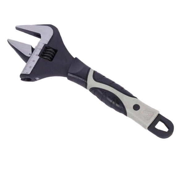 Spanner Adjustable Wrench -V Steel Mechanical Workshop Hand Repair Tools Car Bicycle Wrench Large Opening Spanner 10 Inch