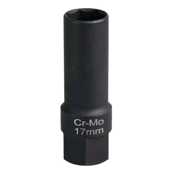 Spanner Conveter Ratchet Tool Socket Wrench 1/2in Square Connection for Nut Removal 17mm External 7 Angle Sleeve Adapter