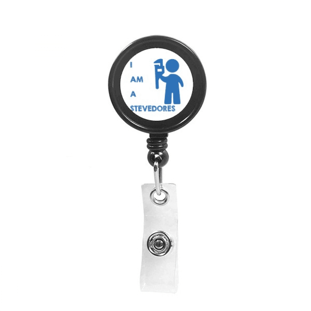 Spanner Handler Job Art Deco  Fashion Retractable Keychain Badge Holder ID Badge
