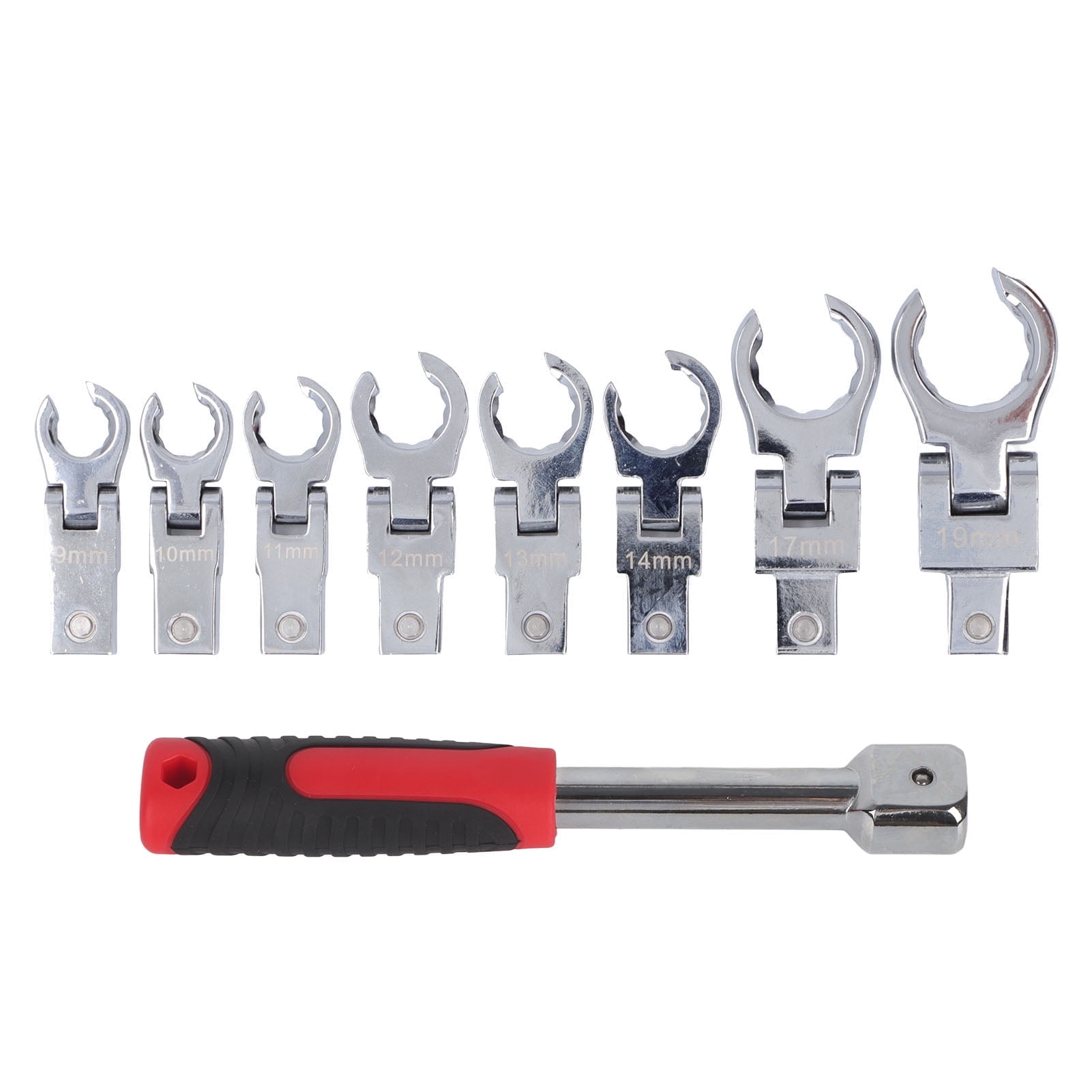 Spanner Set, Replaceable Wrench Set,Flexible Head Torsion Wrench 180 ...