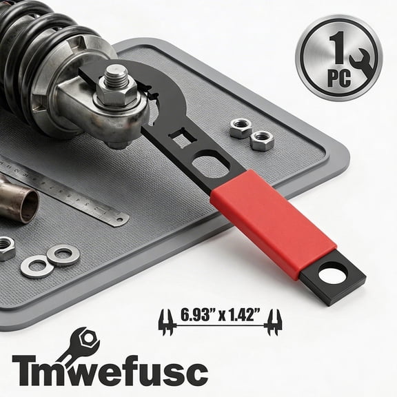 Tmwefusc Spanner Wrench Tool with Nonslip Handle Carbon Steel Spanner Efficient Nut Armorers Nut Wrench for Removal and Installation