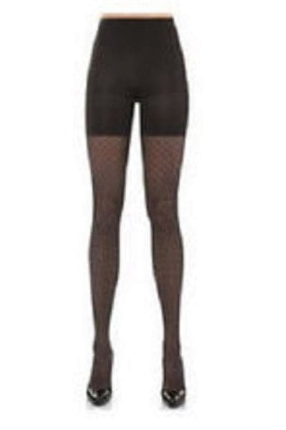 Assets By Sara Blakely Textured Shaping Lattice 1655 (3, Black)