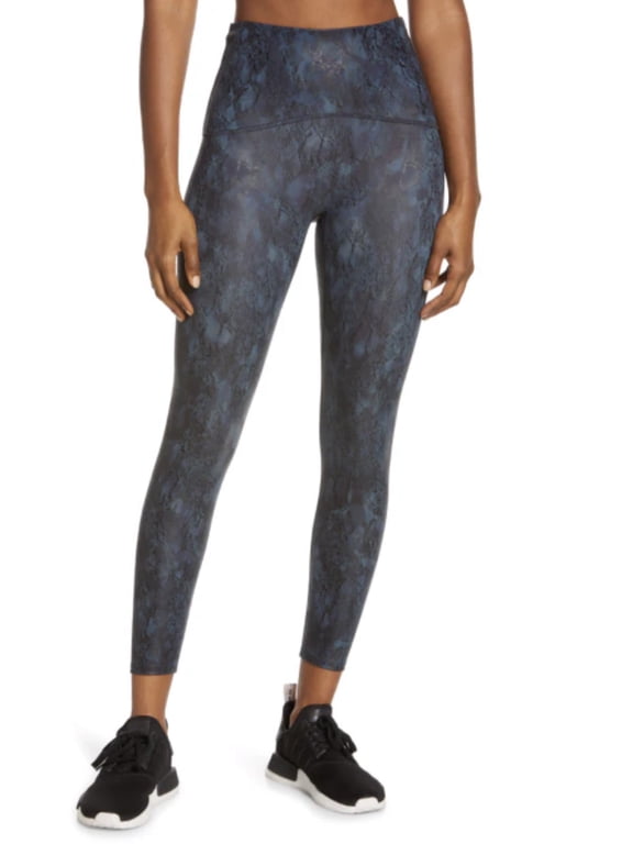 Booty Boost Collection Reptile Navy Shine Legging | 7/8 Length