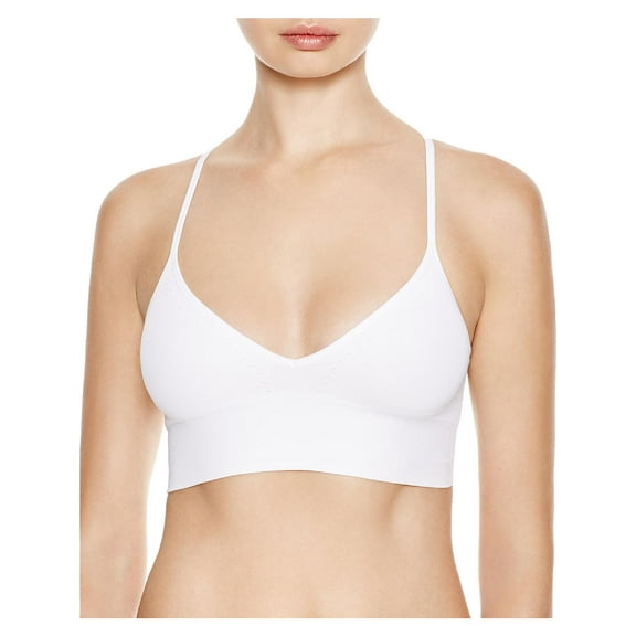 Spanx Women's Lounge-Hooray! Bralette, White, X-Small