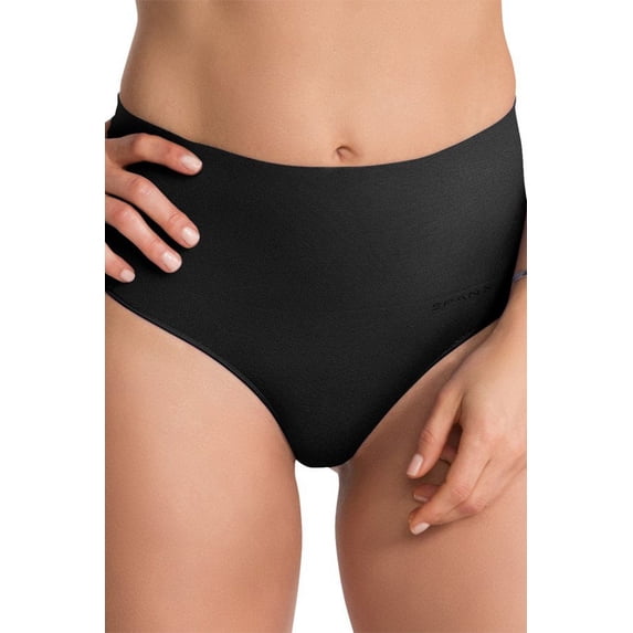 Spanx Everyday Shaping Panties Thong, Black, Medium