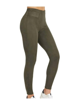 SPANX, Pants & Jumpsuits, Spanx Faux Suede Leggings In Color Chocolate