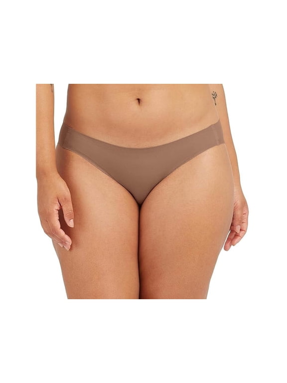 Fit-to-You Bikini Bottom Women's OS 1X-3X Cafe Au Lait Underwear ERK1805