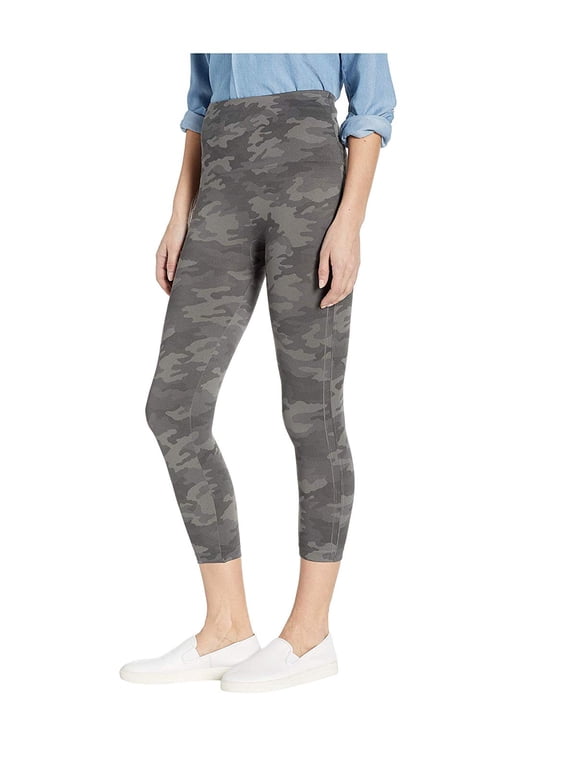 Look At Me Now Cropped Seamless Leggings Sage Camo