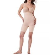 Spanx SPANXsculpt Seamless Power High-Waisted Mid-Thigh Short - 10398R Soft Nude, M