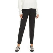 Spanx Womens Black Ponte Straight Leg Stretch Pull on Pants Classic Black M