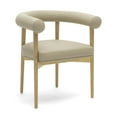 thumbnail image 1 of Spara Taupe Vegan Leather Dining Chair, 1 of 6