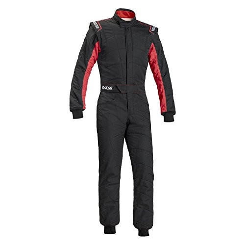 Sparco 00109148NRRS Sprint RS-2.1 Racing Suit Black/Red SFI 3.2A/5 Size 48