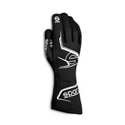 Sparco 00131410BINR Arrow SFI 5 Racing Gloves, White, Medium