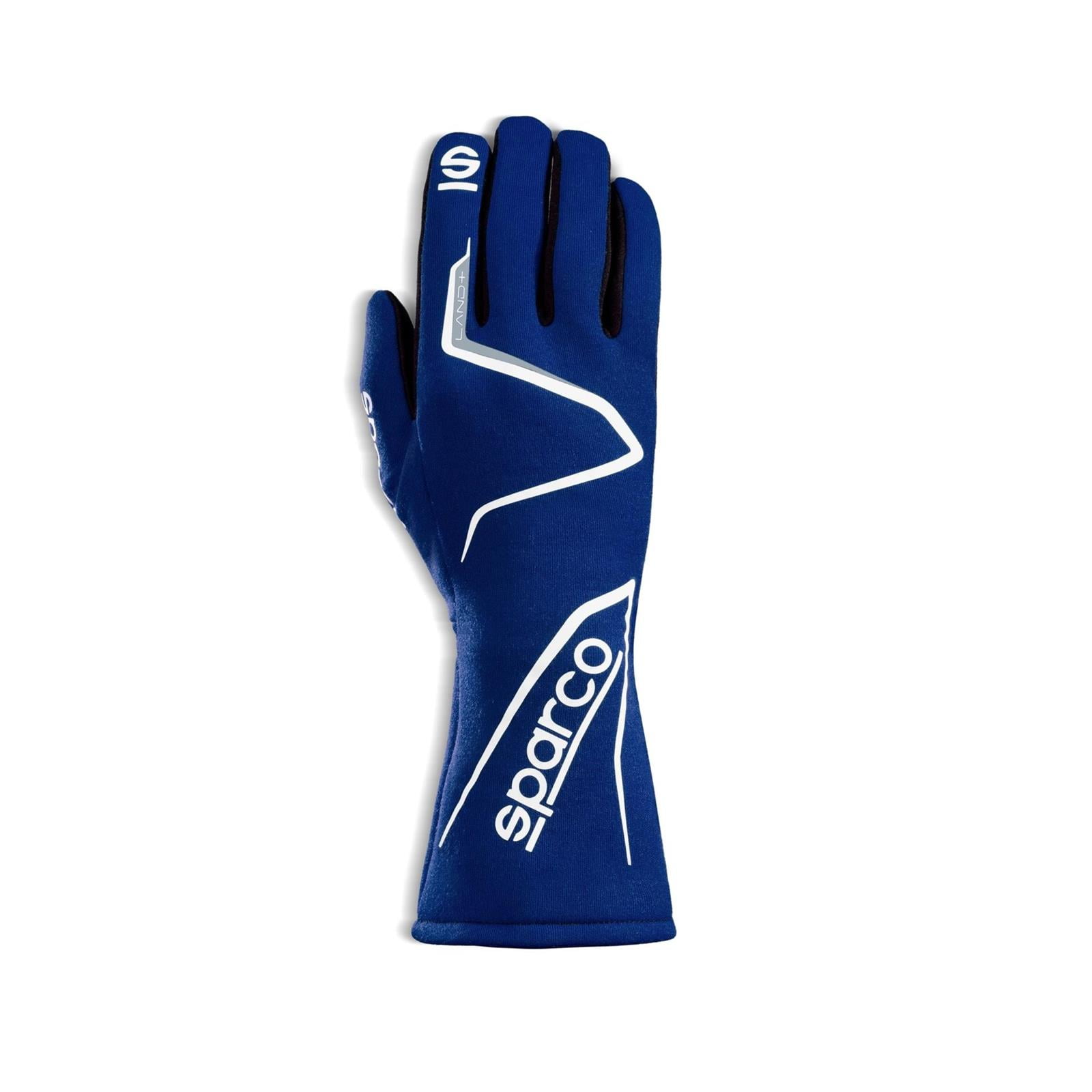 Sparco 00136213EB Land+ Racing Gloves, Blue, XXL - Walmart.com