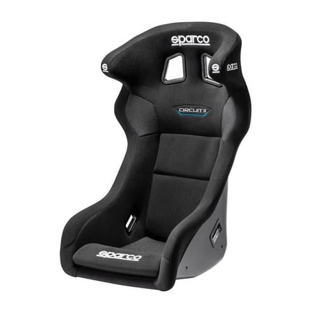 Sparco 008011RNR Circuit II Quick Resin Technology Seat - Black