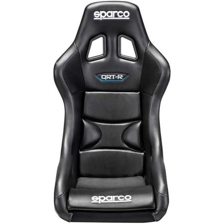 Sparco 008012RNRSKY QRT-R 2019 Competition Seat, Vinyl Black
