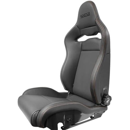 Sparco 00974ZGLNRRSSX Seat SPX Special Edition Black & Red with Gloss Carbon Shell - Left